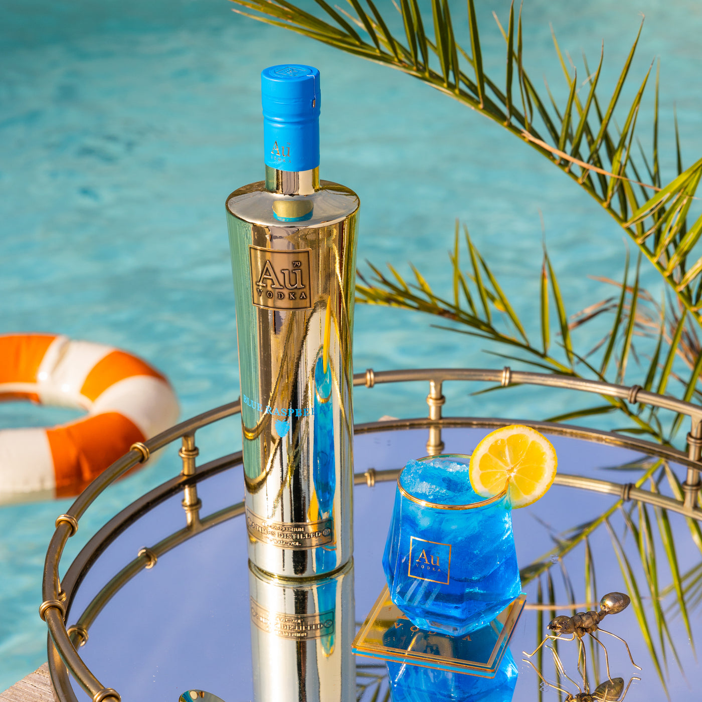 Any Au Vodka 70cl & FREE Diamond Cut Glass Bundle