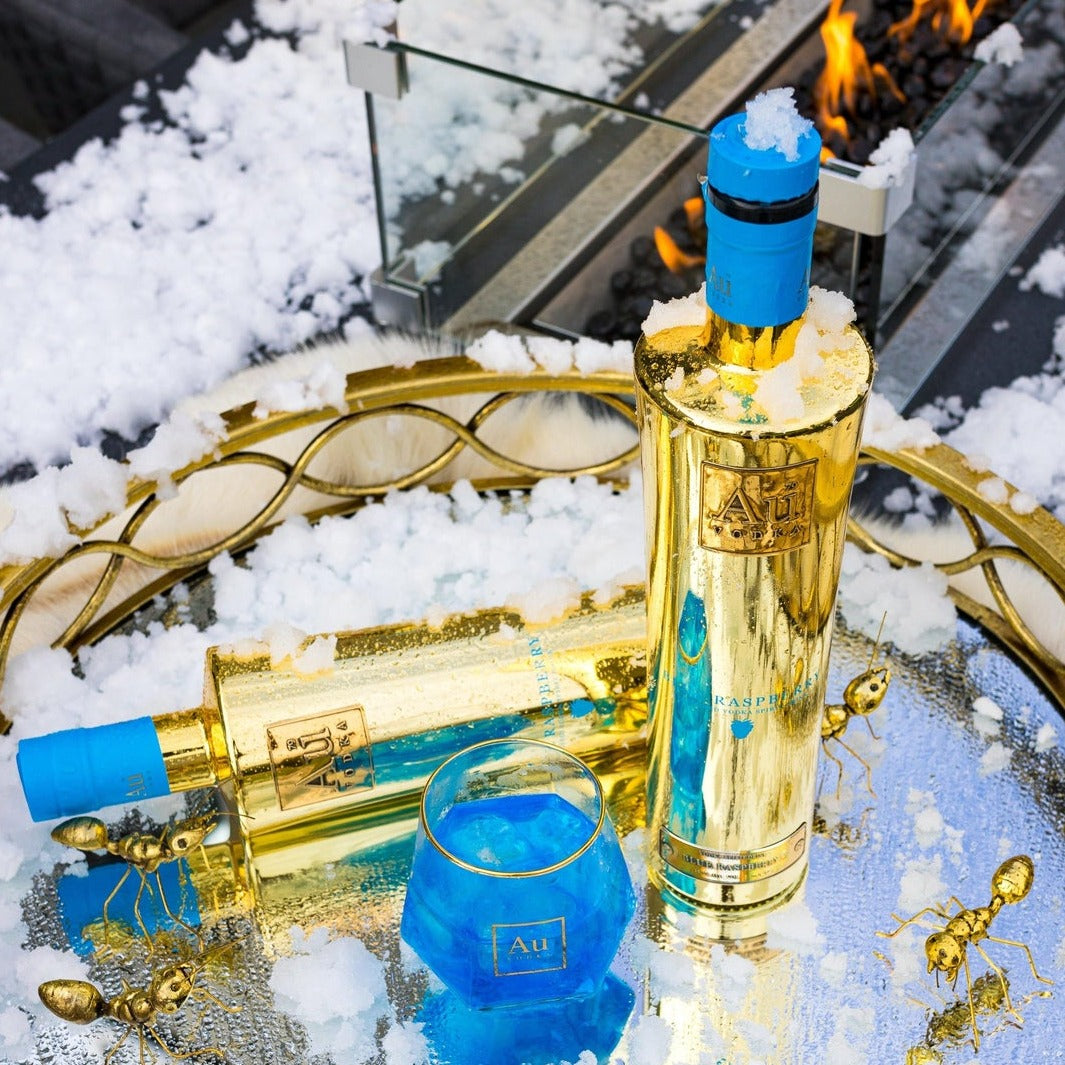 Au Vodka Blue Raspberry 70cl
